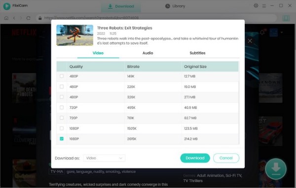 télécharger la vidéo