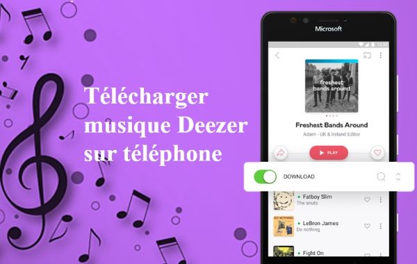 téléchargement de musique sur téléphone