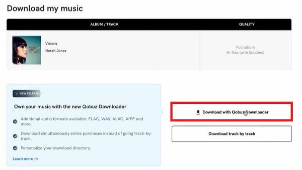 Telecharger avec qobuz downloader