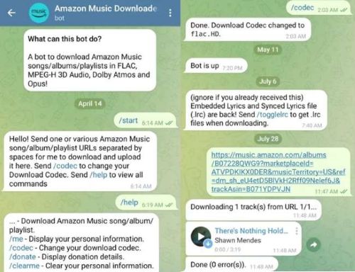 amazon music downloader telegram bot