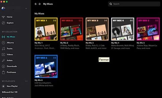 Tidal my mix