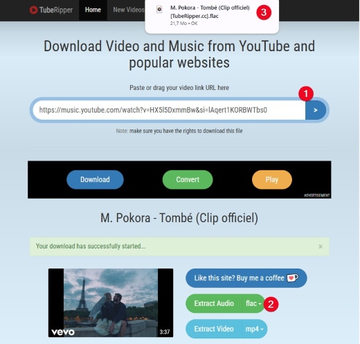 Tuberipper youtube flac downloader
