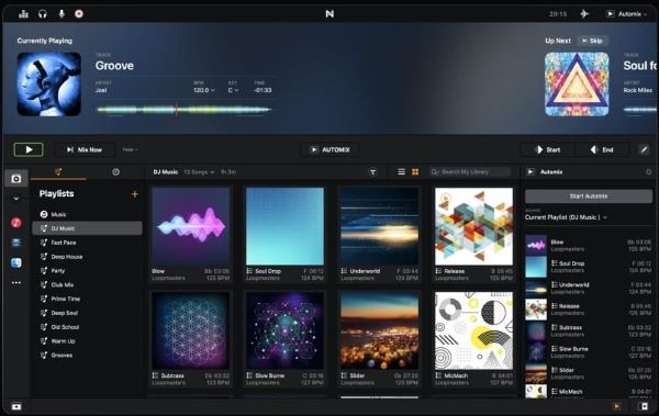 mettre spotify musique sur djay mac
