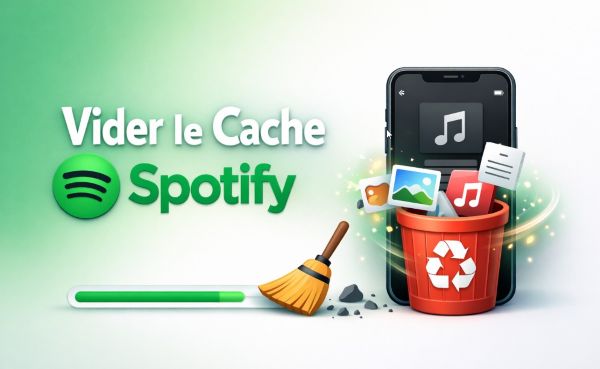 vider le cache spotify