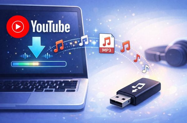 youtube music sur clé usb