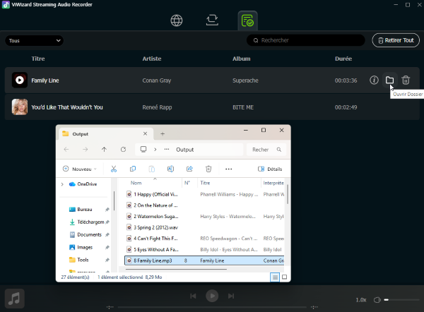 convertir les morceaux de musique Deezer